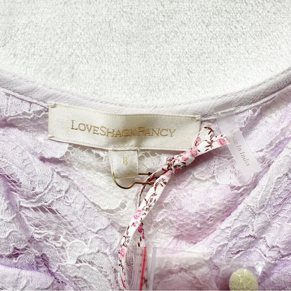 LAST CHANCE! NWT LOVESHACKFANCY Alela Dress Multi Tie Dye 6 NEW Style D1455-992 - Picture 8 of 12